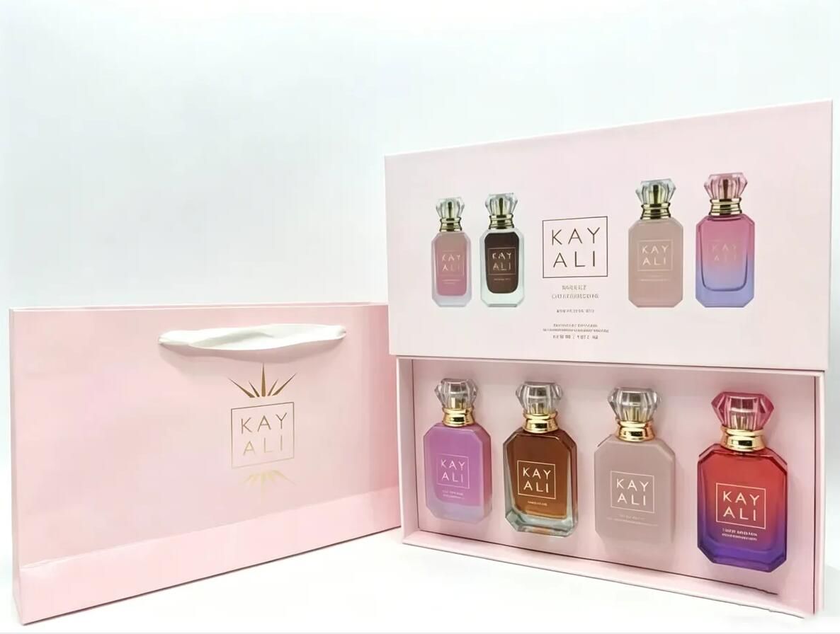 Elegant Women Perfume 30ml Set Virtual Flower Radical Essence Eau De Parfum 4pcs Gift Box Long Lasting Smell EDP Brand Woman Lady Girl Cologne Spray Kit for daily use - 1 of 6