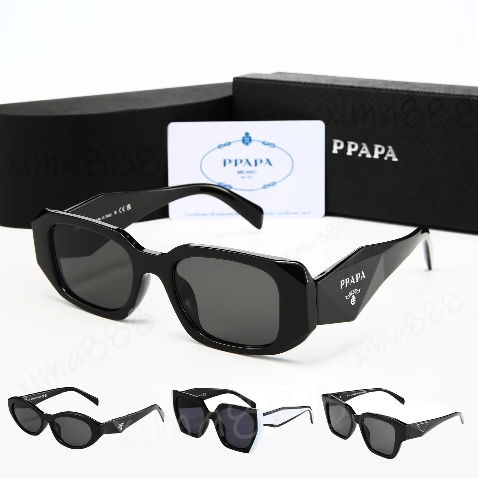 Top luxury Sunglasses designer womens Mens Wearing fashion hot selling senior Eyewear For Women eyeglasses frame Vintage Metal Sun Glasses With box - 2 of 9