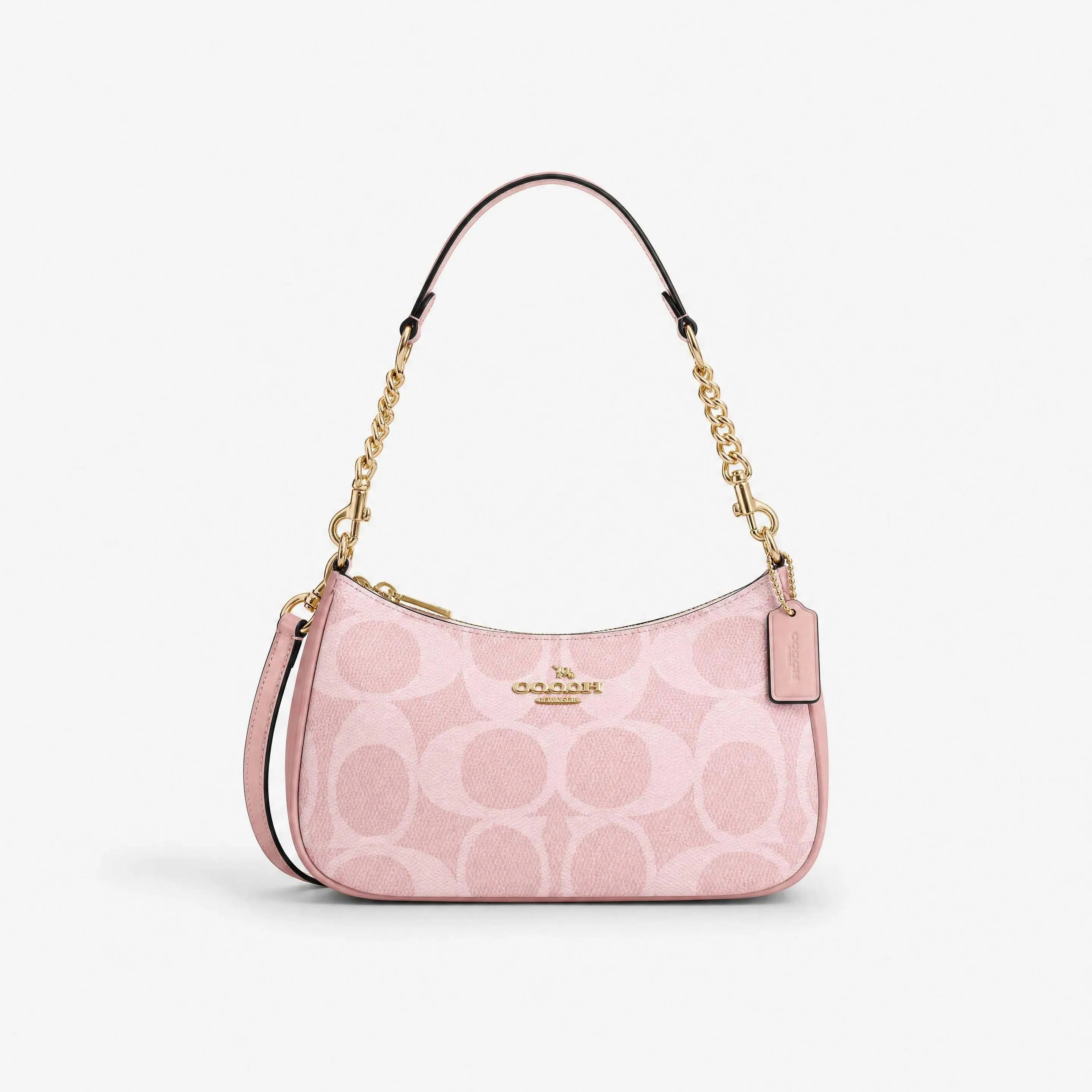 Pink Tote Bag Designer Bag Large Capacity Bag Women's Shopping Bag Canvas With Metal Hardware Classic Fall Winter Fashion BagClassic Fall/Winter Fashion Bag - 7 of 8