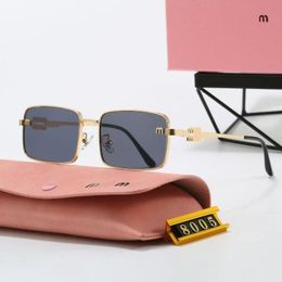 MU Designer sunglasses for women men Oval Metal Fashion Outdoor Eternal Classic Style Eyewear Multi-style full-frame spectacles - djzhucl