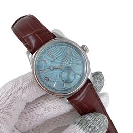 U1 Rolex Cellini Perpetual 1908 Ice Blue 39MM Sapphire Glass Upgraded Strap Automatic Stainless Steel Watch Bezel Men's Watch Case New - djzhucl
