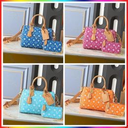 Luxury designer bag pochette crossbody shoulder bag high-quality monogram leather travel bag tote old flower classic women's large capacity handbag purse wallet - djzhucl