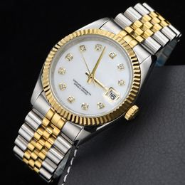 ZDR Couples Watches 28/31/36/41MM Size Stainless steel strap Japanese Quartz movement Wristwatches Super Luminous Women Men Watch Gifts - djzhucl