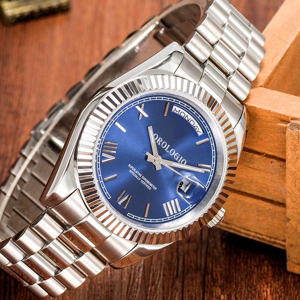 montre de luxe Mens Watches 41mm Automatic Movement full Stainless Watches 2813 Mechanical watches Luminous - Watches - djzhucl