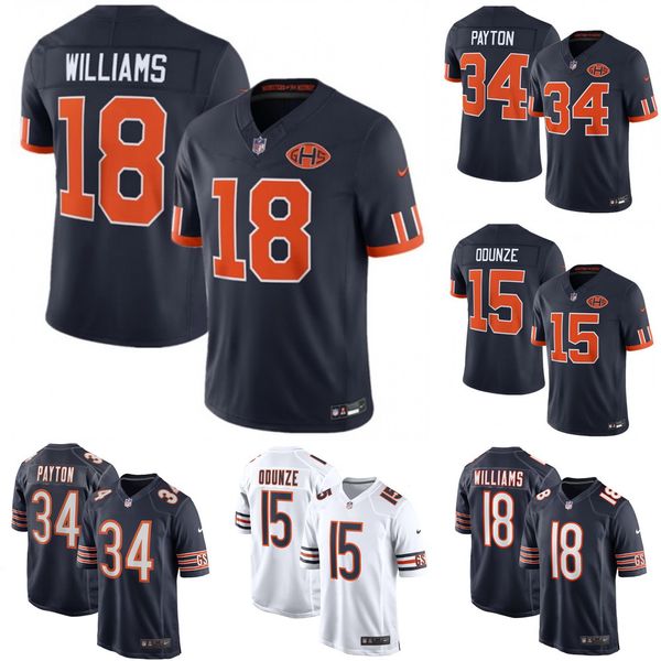 Men's Chicago Bears Caleb Williams Navy Player Game Jersey Custom Available S 6XL - Sports & Outdoors - djzhucl