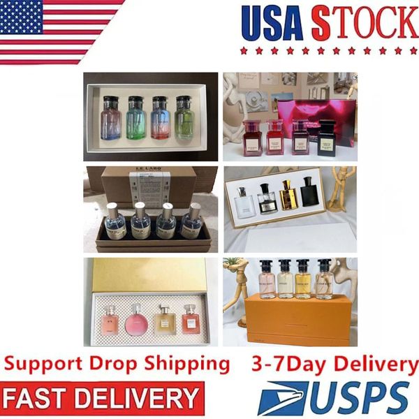 Desiner 4*30ml Perfume Set Fragrance 20 kinds 30ml 4pcs Kits Imagination Pacific Chill Parfum spray Long lasting Man Women gift box Cologne US Stock 3-7 Days Delivery - Health & Beauty - djzhucl