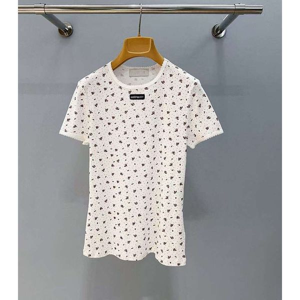 Womens T Shirts Designer Lady Tshirts Shorts Tees Summer Breathable Tops Patterns Flowers Shirt With Budge Letters Design Short Sleeves Size S-2XL - Apparel - djzhucl