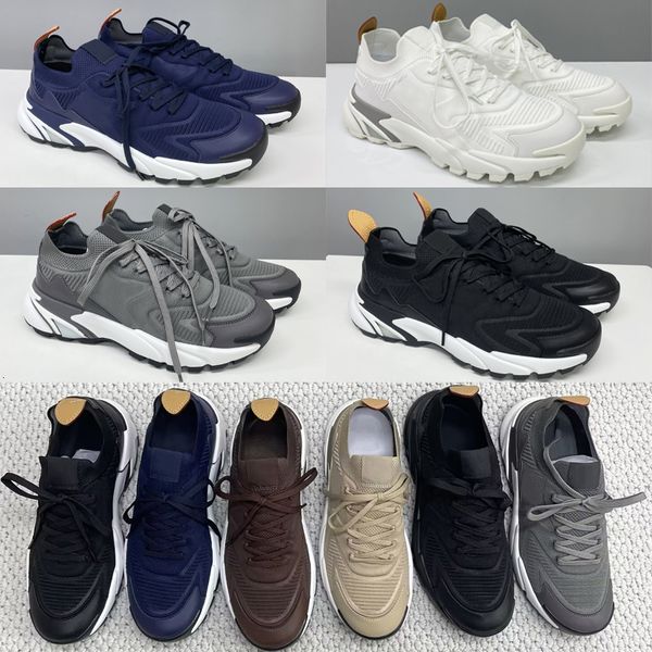 Designer Men Knit Runners Tatic Platform Sneakers Mesh Leather Breathable Trainers Outdoor Hiking Casual Men Walking Running Sports Shoes High Quality 892 - Shoes & Accessories - djzhucl