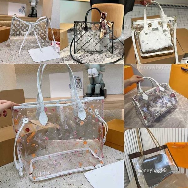 10A Shoulder Bags jelly Fashion Designer Transparent Totes Ladies Crossbody VL bag Show off the rich Clear Lipstick powder makeup cosmetic Pouch toiletry purse 2025 - Bags, Luggage & Accessories - djzhucl
