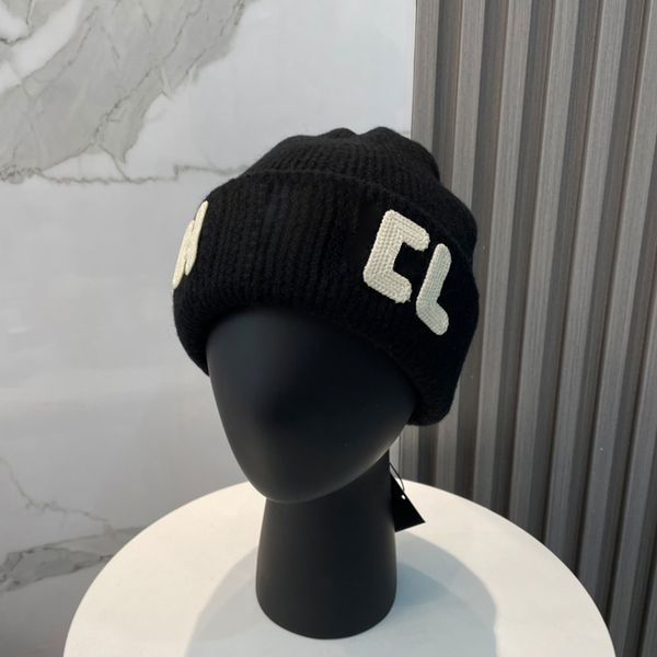 Womens Designer Beanies Winter Autumn Mens Wool Bonnet Luxury Warm Fitted Hats Double Letters Soft Cashmere Street Fashion Beanie Hats nice - Fashion Accessories - djzhucl