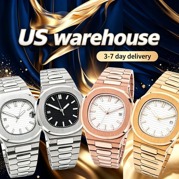 mens luxury designer mechanical watch luminous date window waterproof stainless steel durable stylish watches for men gift - Watches - djzhucl