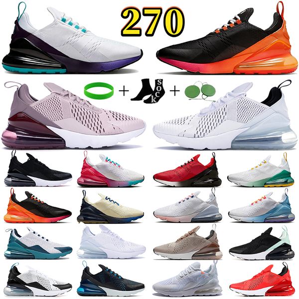 Designer shoe 270 running shoes mens 270s sneakers triple black white Houston San Francisco Core White Olive Light Bone Grape Brown red Men Womens Sport Sneakers - Shoes & Accessories - djzhucl