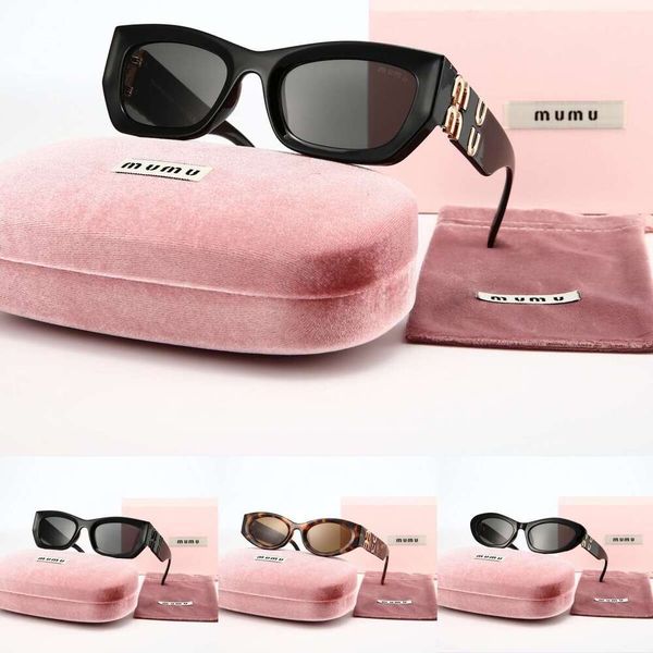 With Box Designer Cat Eye Sunglasses Oval Silhouette Retro Slim Narrow Rectangle Acetate Frame Mirror Reflective Lens UV400 Protection Fashion Glasses For Women - Fashion Collection - djzhucl
