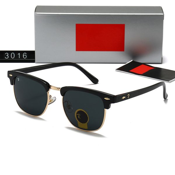 2026 Designer Sunglasses for Womens Mens Outdoor Sunglasses Shades Fashion Goggle UV400 Eyewear Classic glasses 3016 Male Sun Glasses Metal Frame gift With Box - Bags, Shoes & Accs - djzhucl