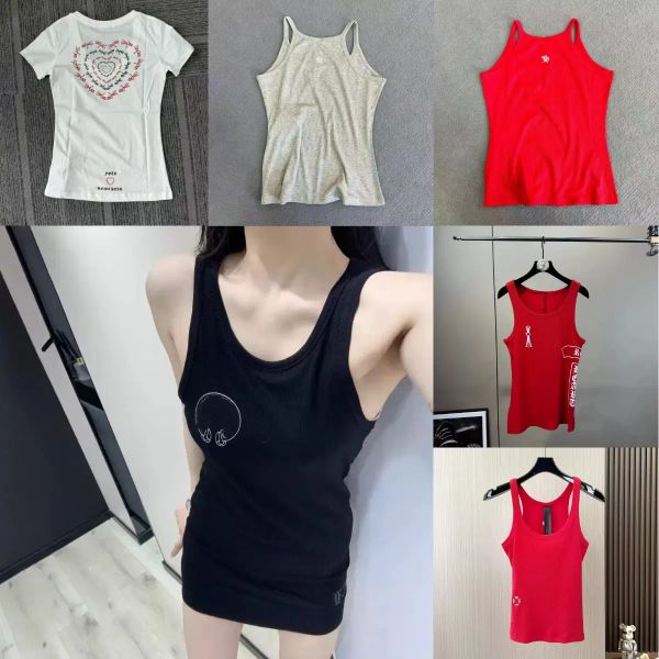 Designer Tanks Women Tank Tops Luxury Vest Sleeveless Cotton Fashion Knitted Camisole Tees Women's Sleeveless Vests - Apparel - djzhucl