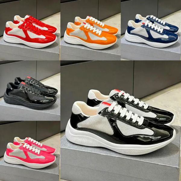 Designer American cup Casual low red Sneakers Luxury Trainers Americas sneaker Rubber Fabric Outdoor Comfortable Walking Shoes Size 36-49 - Shoes & Accessories - djzhucl
