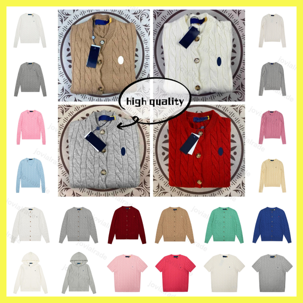 Women's Designer Embroidered Cardigan Sweater Knitted embroidered sweater Blended cotton sweater Knitted Fashionable high-quality sweater Size: S-2XL - Apparel - djzhucl
