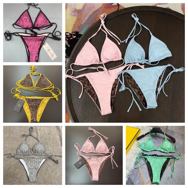 Designer Womens Bikini Swimwear Luxury Design Summer Vacation Sexy One Piece Swim suit Womens Beach Slim Bikini Two Pieces Set - Apparel - djzhucl