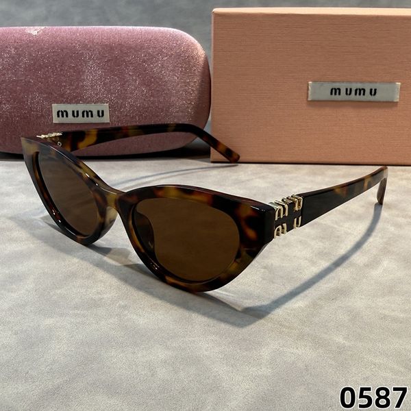 MU Designer Sunglasses For Women UV400 Protection Glasses Black Brown Transparent Tortoise Mens MM Clear Frame Cat Eye Luxury Sunglasses Daily Beach Outdoor - Fashion Collection - djzhucl