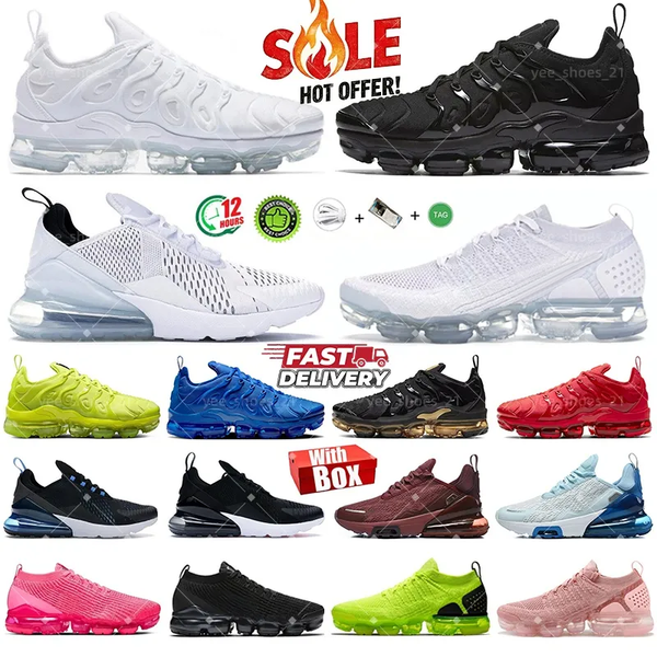 TN Plus 270 Running Shoes 270s Premium Mens Women Sneakers Triple White Black 2.0 3.0 Red Game Pink Wolf Grey Walking Sports Trainers with box 36 47 - Shoes & Accessories - djzhucl
