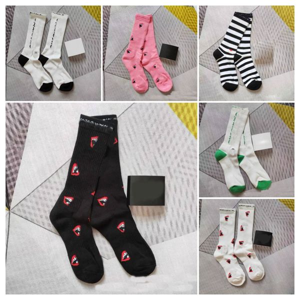 Men's Socks Designer For Autumn And Winter Warmth Mens Womens Long White Personalized Embroidery Designers Sports - Apparel - djzhucl