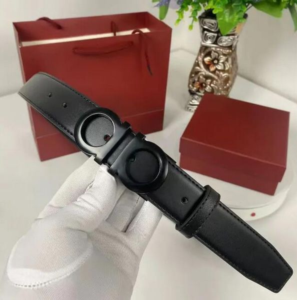 man leather belt belts designer for men big Smooth buckle classic fashion mens AA - Fashion Accessories - djzhucl