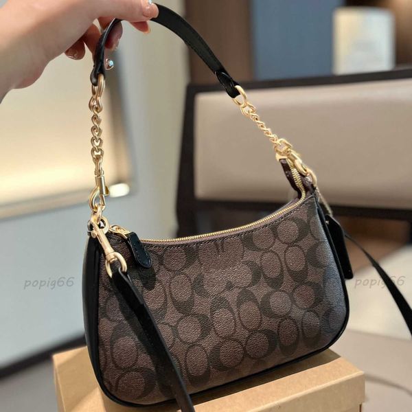 Shoulder Bags Fashion Designer Underarm Small Handbags Women Shoulder Bag Half-moon ladies Baguette Purse Chain Strap Croissant bags Large Capacity Chain Bag - Bags, Luggage & Accessories - djzhucl