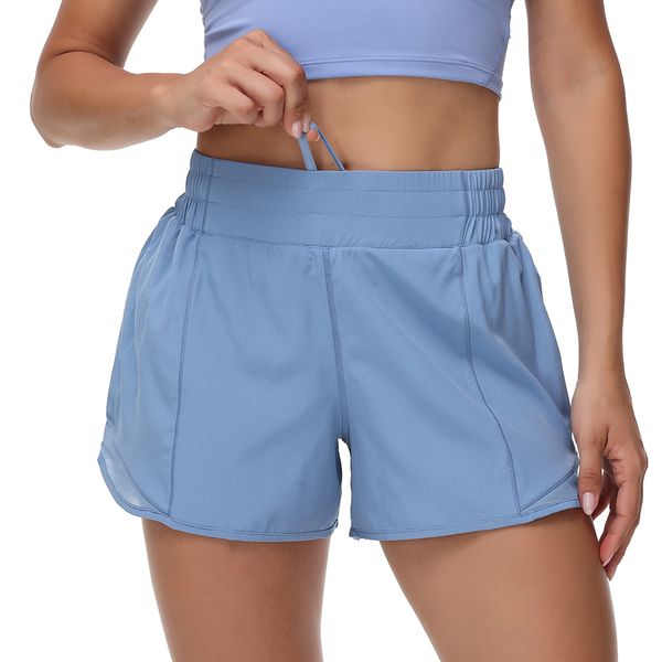 Womens Hotty Hot High-Rise Lined Short 4" Gym Fitness Training Tights Sport Quick-drying Short Pants Fashion Trousers - Sports & Outdoors - djzhucl