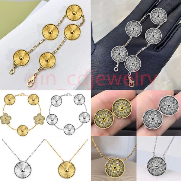 Classic Lucky Clover Necklace Bracelet Earrings Womens and Girls Valentine's Day Mother's Day Engagement Jewelry - Jewelry - djzhucl