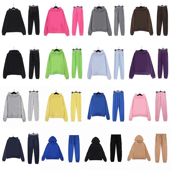 Hoodie Mens Womens Pink Black Fashion Designers Hoodies Pants Suits Sets Classic T Shirts Tees Clothes Sweatshirts T shirt - Apparel - djzhucl