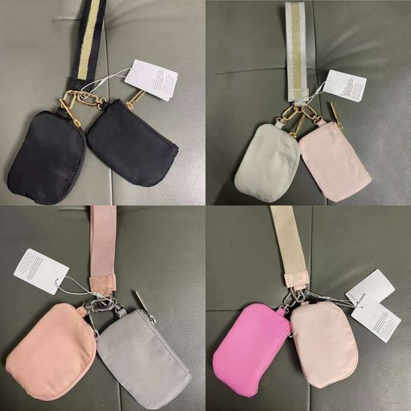 High quality yoga sport keychain mens and womens chain storage coin purse butler key mini lululies bag 02 - Fashion Accessories - djzhucl