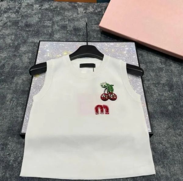 Brand Fashion Women's Tank Top Camis Embroidery Print Slim Vest Daily Casual Clothing - Apparel - djzhucl