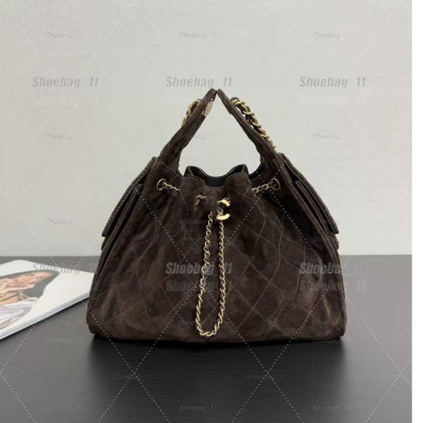 Evening Bags Designer shoulder diamond check long chain fashion bucket crossbody bag Big homeless person 25 suede leather grey casual luxury brand Medium hobo - Bags, Luggage & Accessories - djzhucl