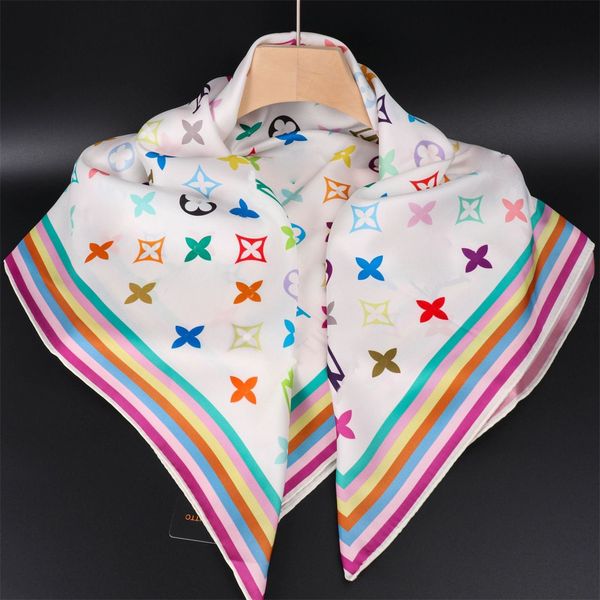 luxury scarf designer scarf for women silk scarf fashion silk scarf square summer new style silk womens ribbons for work travel outdoor and home headband Nice - Fashion Accessories - djzhucl