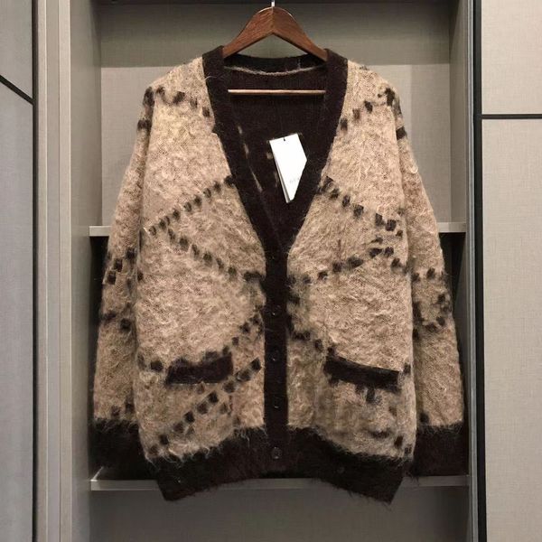 Womens Cardigan Sweaters Designer Wool Sweater Winter Warm Knits Shirts Long Sleeves Woman Classic Sweatshirt Tops Embroidery Shirt S-XL - Apparel - djzhucl