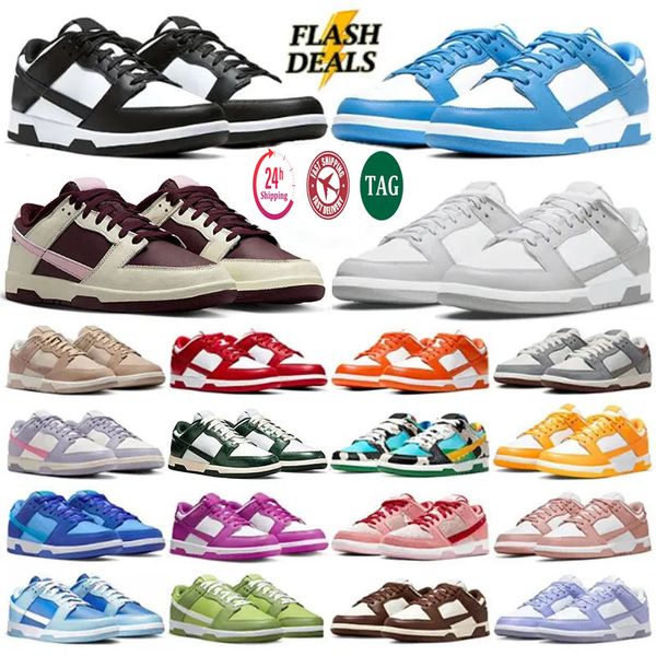 Designer Shoes Men Women Casual Running Shoes Flat Sneakers Panda Triple White Black Orange Pink University Blue Red Green Red Hiking Outdoor Mens Sports Trainers - Shoes & Accessories - djzhucl