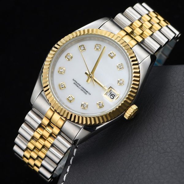 ZDR Couples Watches 28/31/36/41MM Size Stainless steel strap Japanese Quartz movement Wristwatches Super Luminous Women Men Watch Gifts - Watches - djzhucl