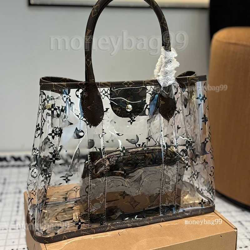 10A Shoulder Bags jelly Fashion Designer Transparent Totes Ladies Crossbody VL bag Show off the rich Clear Lipstick powder makeup cosmetic Pouch toiletry purse 2025