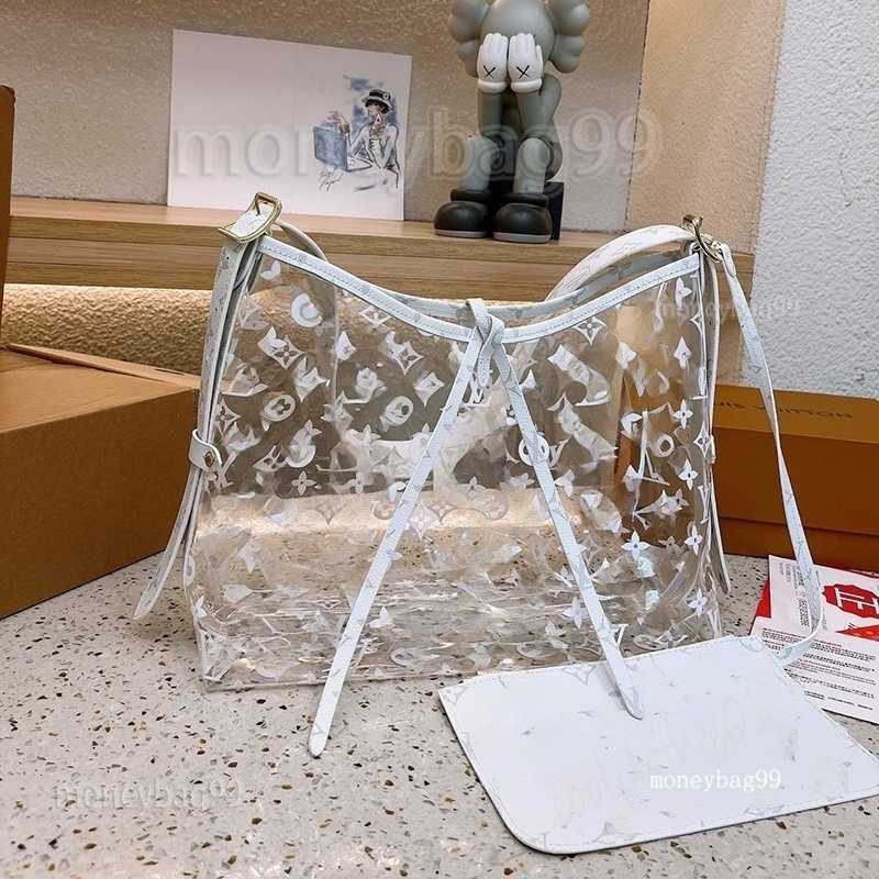 10A Shoulder Bags jelly Fashion Designer Transparent Totes Ladies Crossbody VL bag Show off the rich Clear Lipstick powder makeup cosmetic Pouch toiletry purse 2025
